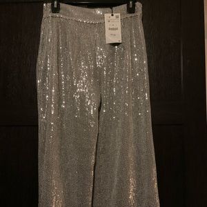 Zara: Sequins culottes